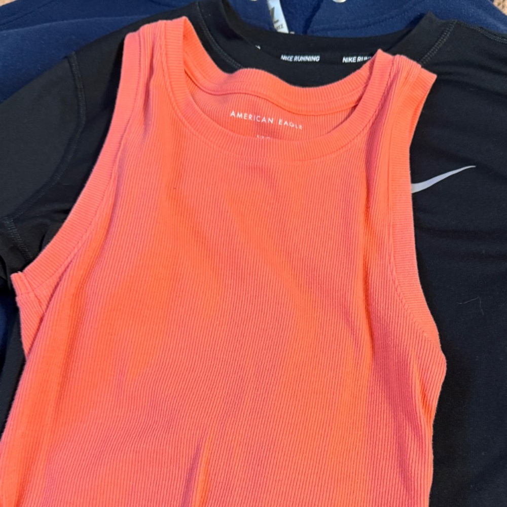 American Eagle Outfitters Bright Pink Tank Top